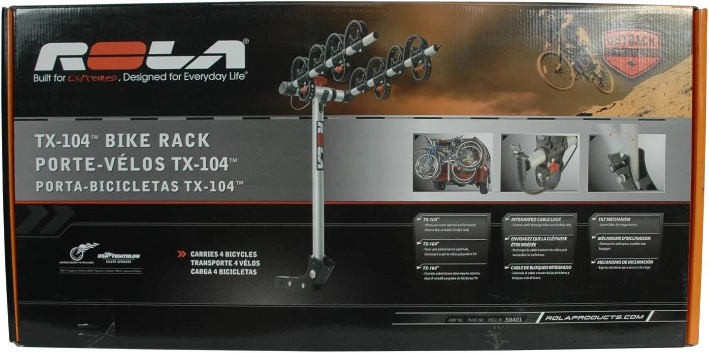 59401 ROLA Багажник для 4-х велосипедов под 1,25" и 2" - 5