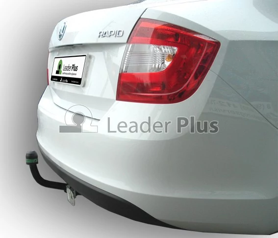 Фаркоп Volkswagen Polo седан 2010-2020, Polo лифтбек 2020-, Skoda Rapid лифтбек 2012-2020, 2020- с условно-съемным креплением шара (на 2 болтах) - 4