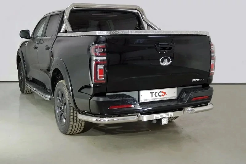 Фаркоп оцинкованный Great Wall Poer 2.0TD 4WD 2021- крюк легкосъемный под квадрат 50х50 - 4