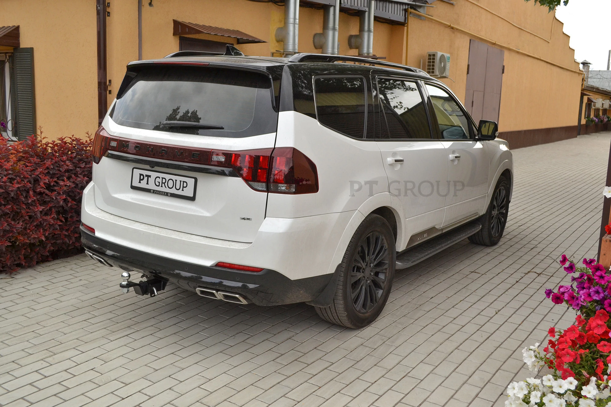 Фаркоп Kia Mohave 2020- съемное крепление шара под американский квадрат - 4