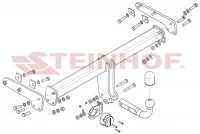 Фаркоп Volvo XC70 09/2007-2017 условно-съемное крепление шара