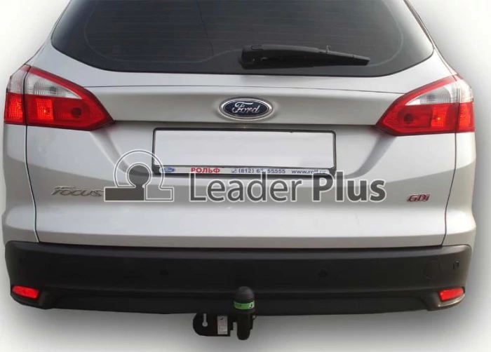 Фаркоп Ford Focus 3 универсал 2010-2018 с условно-съемным креплением шара (на 2 болтах) - 2