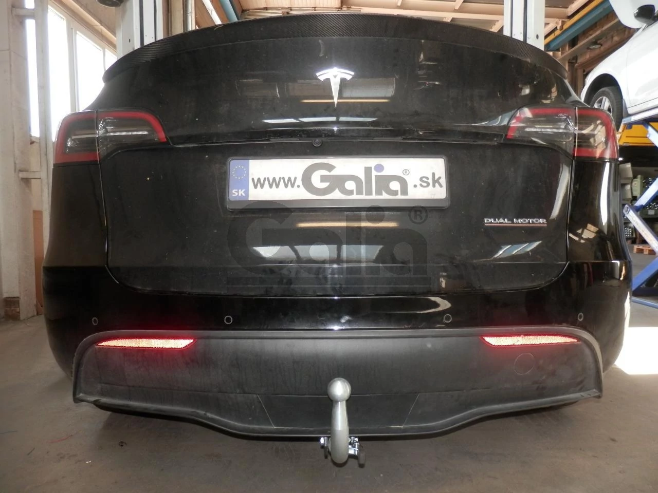 Фаркоп оцинкованный Tesla Model Y 2020- условно-съемное крепление шара - 3