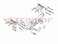 Фаркоп Nissan X-Trail 2007-2014 условно-съемное крепление шара