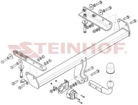 Фаркоп Subaru Outback BT 2021- условно-съемное крепление шара