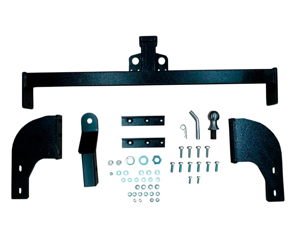 Фаркоп с хромированной накладкой Ford Ranger 2013-2022, Mazda BT50 2012-2020 съемное крепление шара под американский квадрат - 2