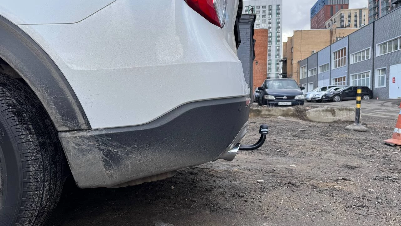 Установка фаркопа на Ford Explorer