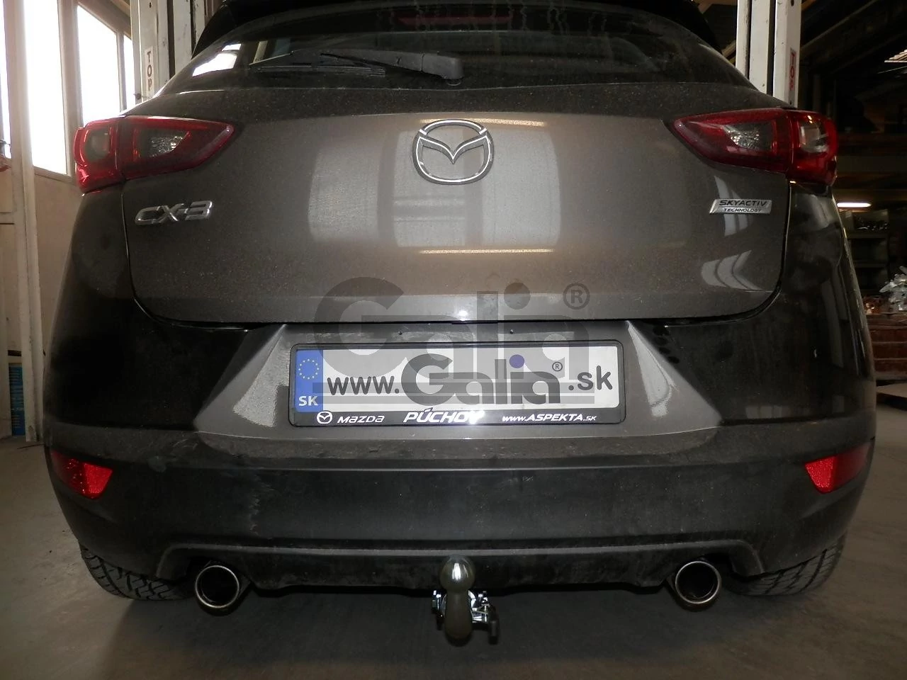 Фаркоп оцинкованный Mazda CX-3 2015- условно-съемное крепление шара - 3