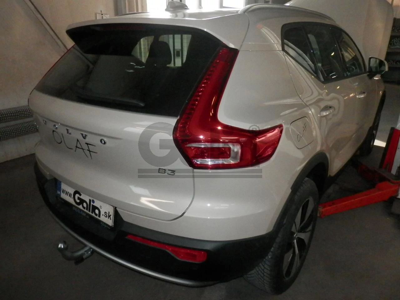 Фаркоп оцинкованный Volvo XC40 2017-, Volvo C40 2021- условно-съемное крепление шара - 3