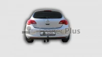 Фаркоп Opel Astra J хетчбек 2009-2015 с условно-съемным креплением шара (на 2 болтах)