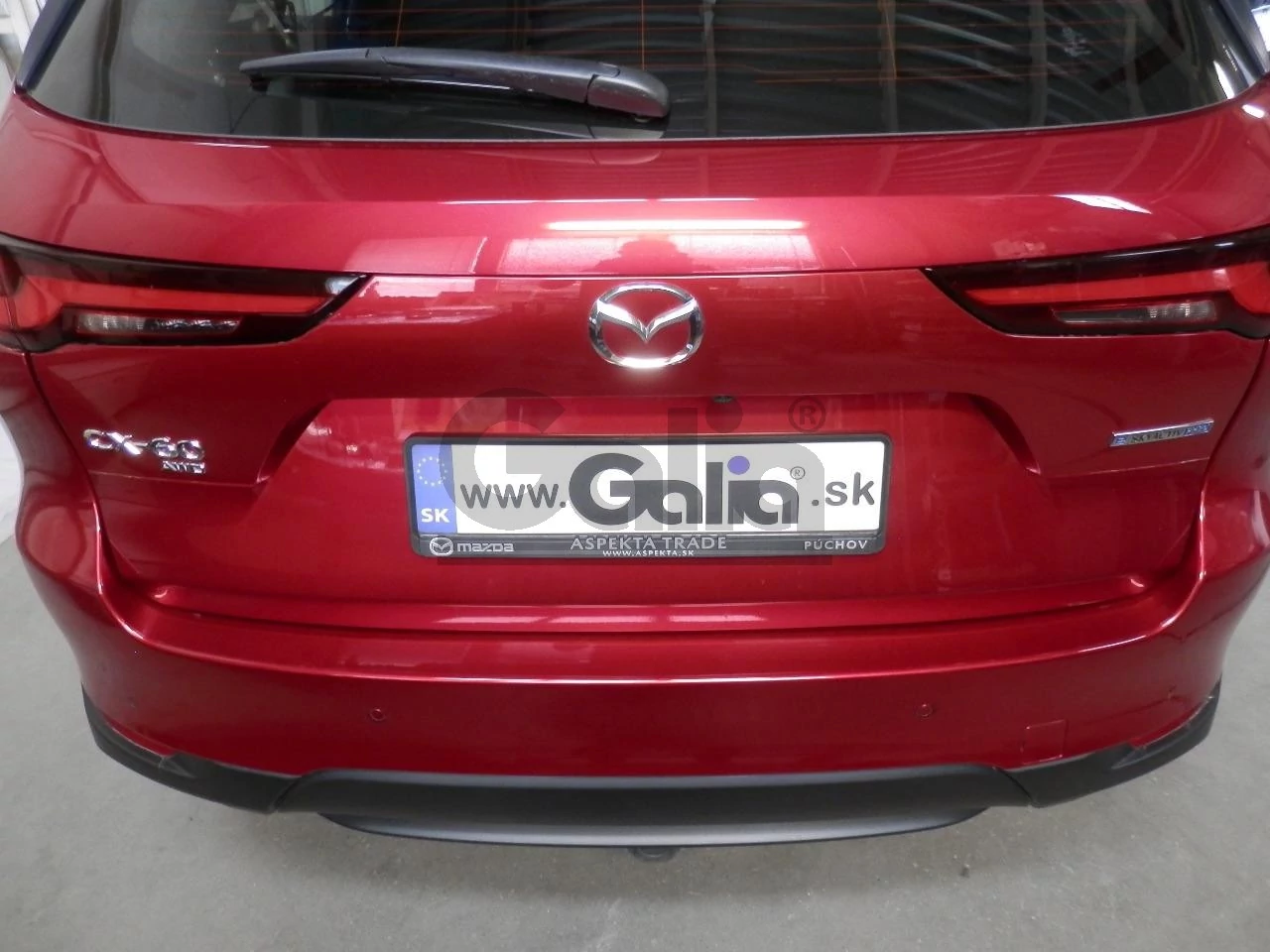 Фаркоп оцинкованный Mazda CX-60 2022- быстросъемное крепление шара - 2