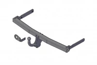 Фаркоп Skoda Octavia III лифтбек/универсал 2013-2020, исключая RS, исключая 4WD, Skoda Octavia IV 2020- твердое крепление шара