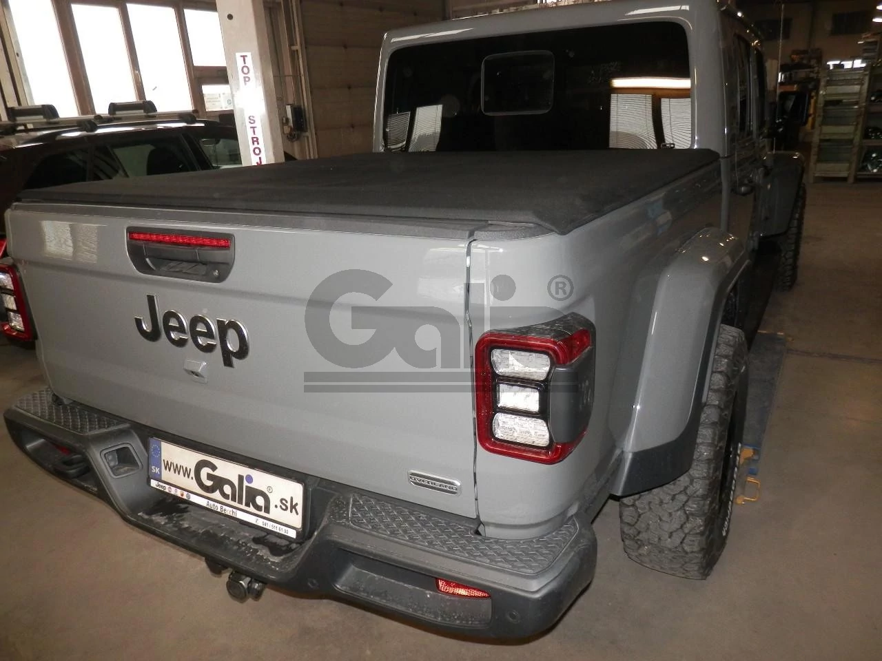Фаркоп оцинкованный Jeep Gladiator 2019- условно-съемное крепление шара - 3