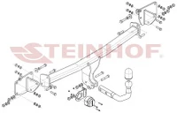 Фаркоп Mercedes EQS V297 09/2021- условно-съемное крепление шара