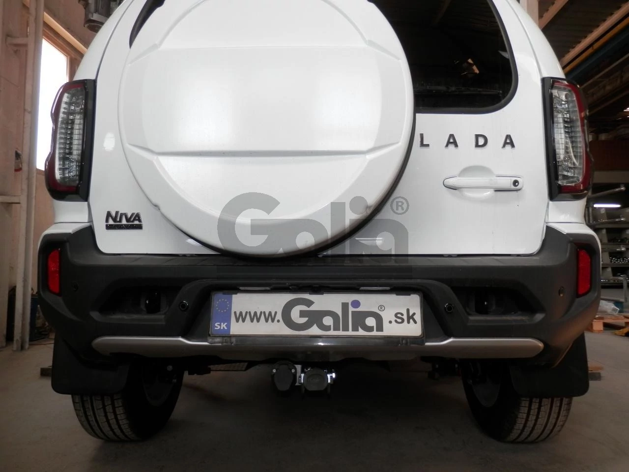 Фаркоп оцинкованный Lada Niva Travel 2021-, Chevrolet Niva 2123 2008-2020, Lada Niva 2020-2021 быстросъемное крепление шара - 2