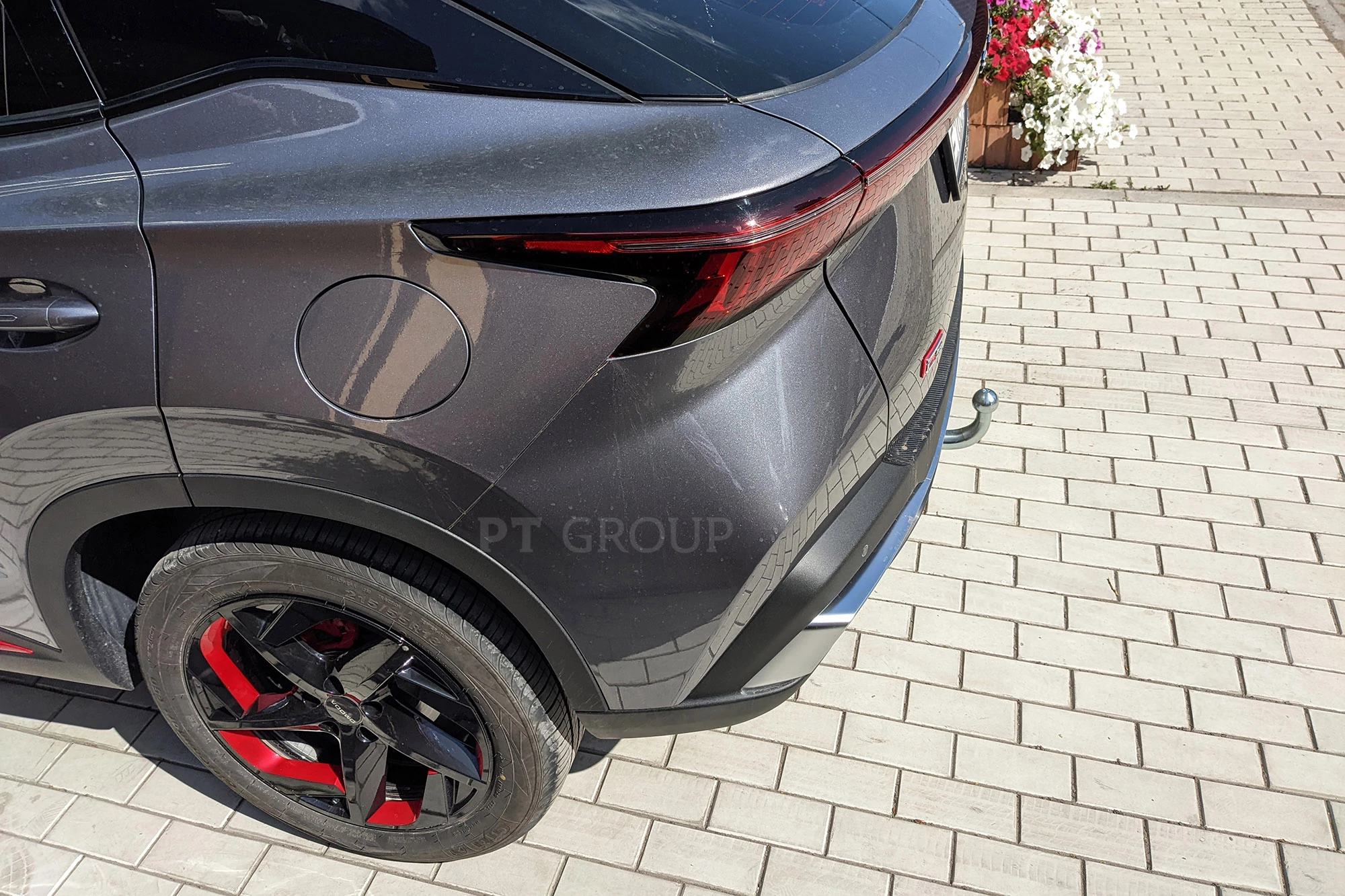 Фаркоп оцинкованный Omoda C5 2022- крюк на двух болтах - 3