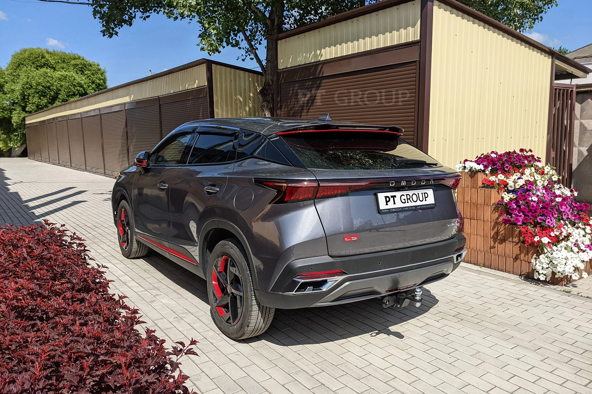 Фаркоп Omoda C5 2022- съемное крепление шара под американский квадрат - 4