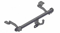 Фаркоп Peugeot Partner L1 2008-, Citroen Berlingo L1 2008- твердое крепление шара