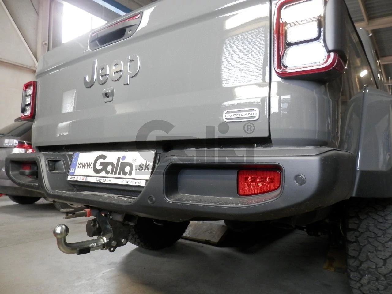 Фаркоп оцинкованный Jeep Gladiator 2019- условно-съемное крепление шара - 2