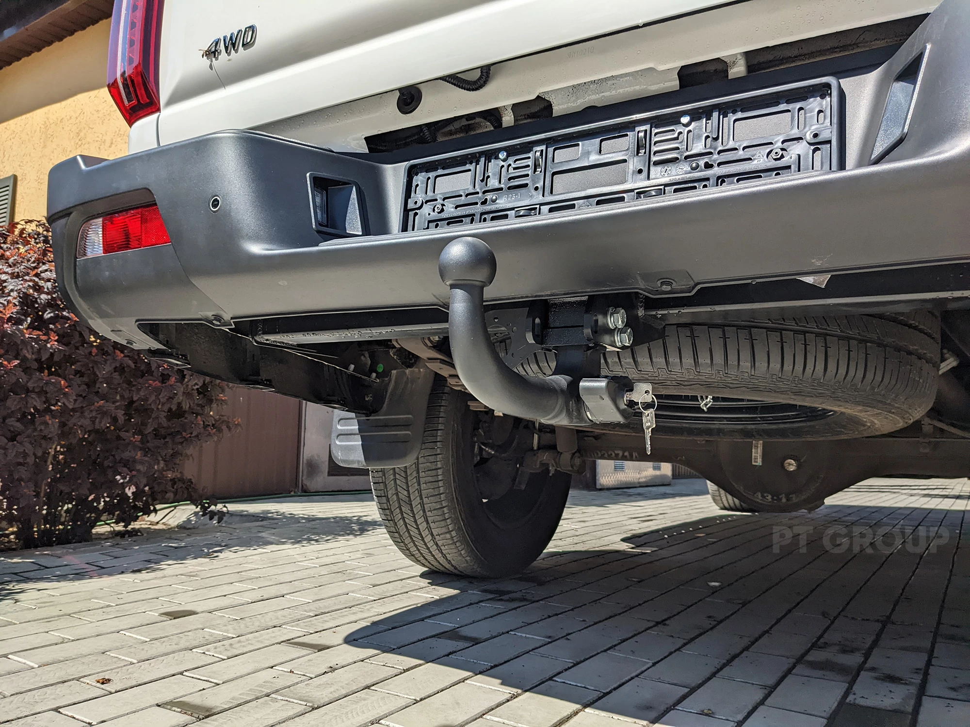 Фаркоп JAC T9 2024-, Sollers ST9 2025- быстросъемное крепление шара - 4