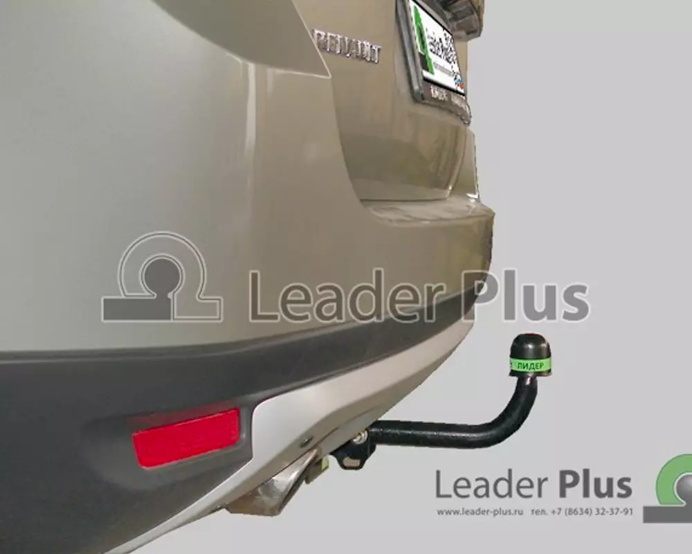 Фаркоп Renault Duster 2011-2015, 2015-2021, 2021-2022, Nissan Terrano 2014-2022 с условно-съемным креплением шара (на 2 болтах) - Фото 1