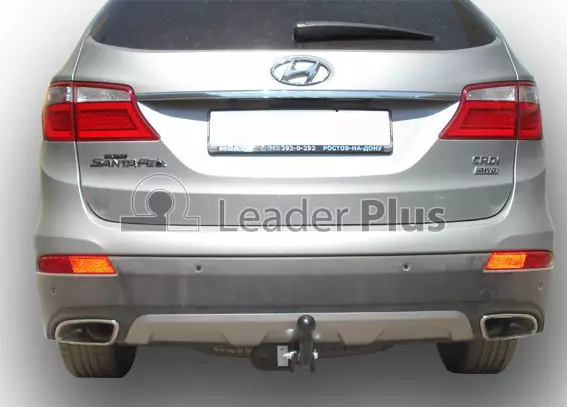 Фаркоп Hyundai Santa Fe 2012-2018, Hyundai Grand Santa Fe 2014-2018, Kia Sorento 4 XM FL, кроме Prime 2012-2020 с условно-съемным креплением шара (на 2 болтах) - Фото 1