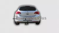 Изображение – Фаркоп Opel Astra J хетчбек 2009-2015 с условно-съемным креплением шара (на 2 болтах)