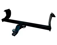 Изображение – Фаркоп с хромированной накладкой Ford Ranger 2013-2022, Mazda BT50 2012-2020 съемное крепление шара под американский квадрат