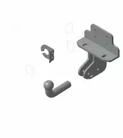 Изображение – Фаркоп Toyota Land Cruiser 200 2008-2014 твердое крепление шара