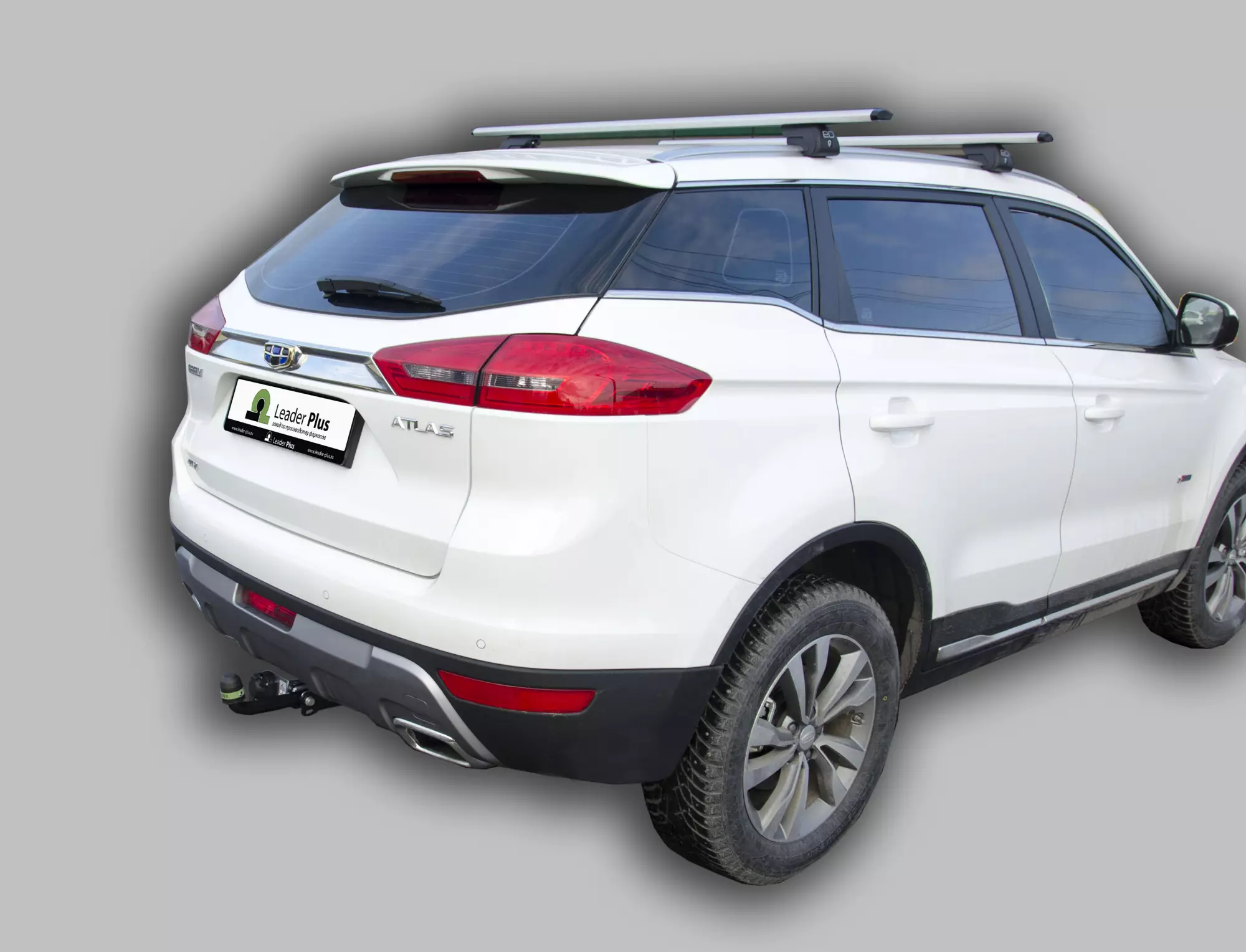 Фаркоп Geely Atlas 2017-2021 с условно-съемным креплением шара (на 2 болтах) - Фото 1