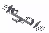 Изображение – Фаркоп Nissan Navara D40 2005-2015 (только со ступенчатым бампером) твердое крепление шара