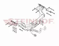 Изображение – Фаркоп Nissan X-Trail 2007-2014 условно-съемное крепление шара
