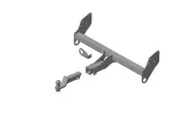 Изображение – Фаркоп Mitsubishi Pajero III 2000-2007, Mitsubishi Pajero IV 2007-2020 съемное крепление шара под американский квадрат