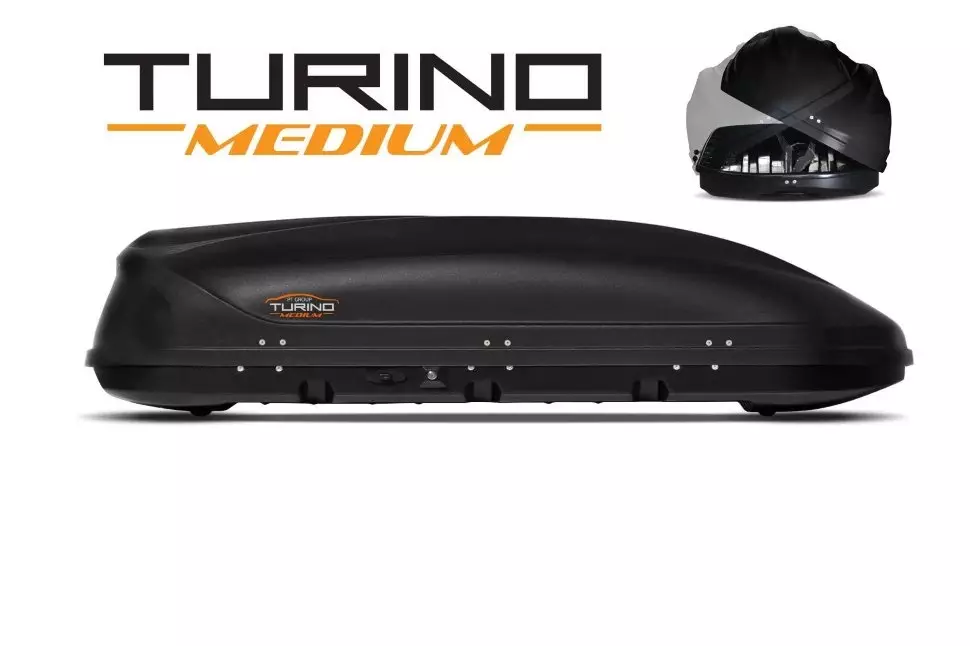 Автобокс PT GROUP Turino Medium (460 л.) двусторонний черный 00002533 - Фото 1