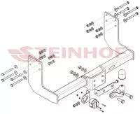 Фаркоп Mercedes Sprinter III фургон/микроавтобус 3665/4325 мм (без ступеньки)(одинарные колеса)(задний привод RWD) 2018- фланцевое крепление шара - Фото 1