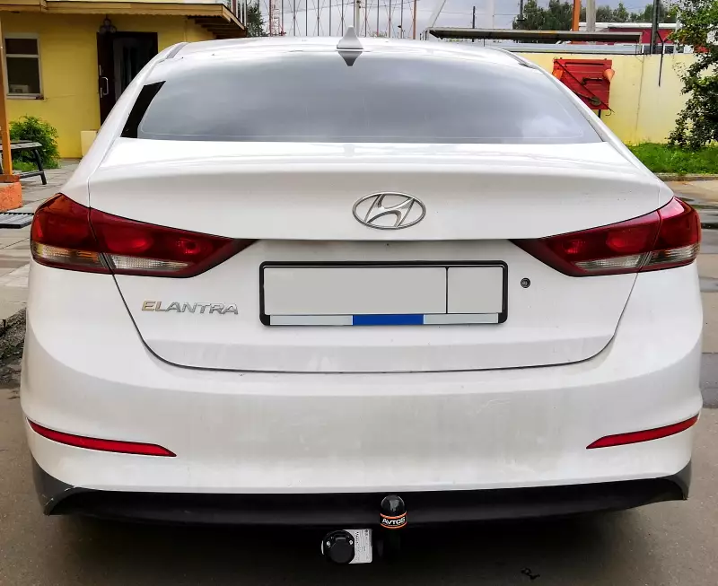 Фаркоп Hyundai Elantra 2016-2019 условно-съемное крепление шара - Фото 1