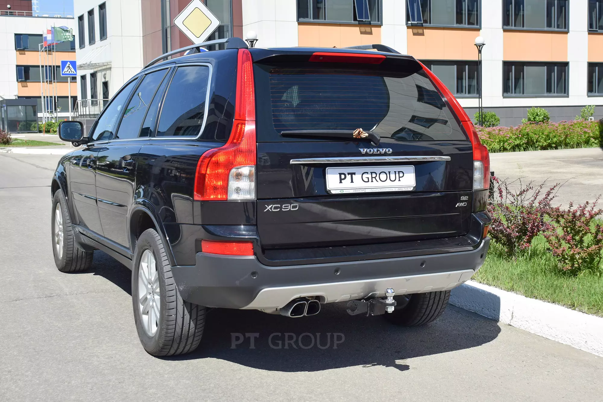Фаркоп Volvo XC90 2003-2014 съемное крепление шара под американский квадрат - Фото 1