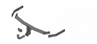 Фаркоп Great Wall Hover Н3 New (СС 6461КМ2С) 2014-2017 твердое крепление шара - Фото 1