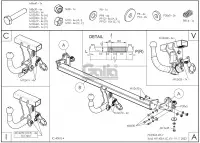 Изображение – Фаркоп оцинкованный Honda ZR-V 2023- условно-съемное крепление шара
